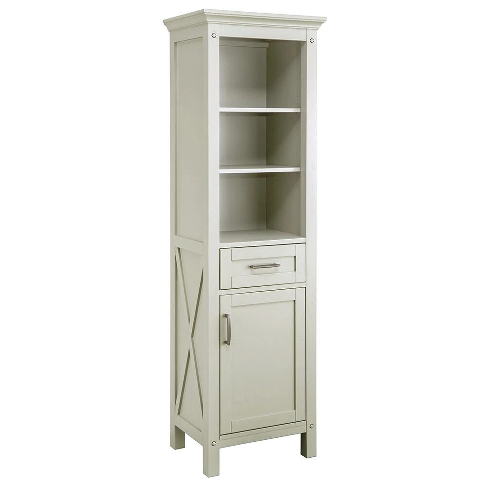 Foremost® Rayna 20"W X 15"D X 68"H Gray Linen Cabinet 6 Foremost® Rayna 20"W X 15"D X 68"H Gray Linen Cabinet - Image 4