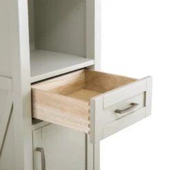 Foremost® Rayna 20"W X 15"D X 68"H Gray Linen Cabinet 15 Foremost® Rayna 20"W X 15"D X 68"H Gray Linen Cabinet -Master Locks Shop 6050440 Drawer Detail 1 1800x1800