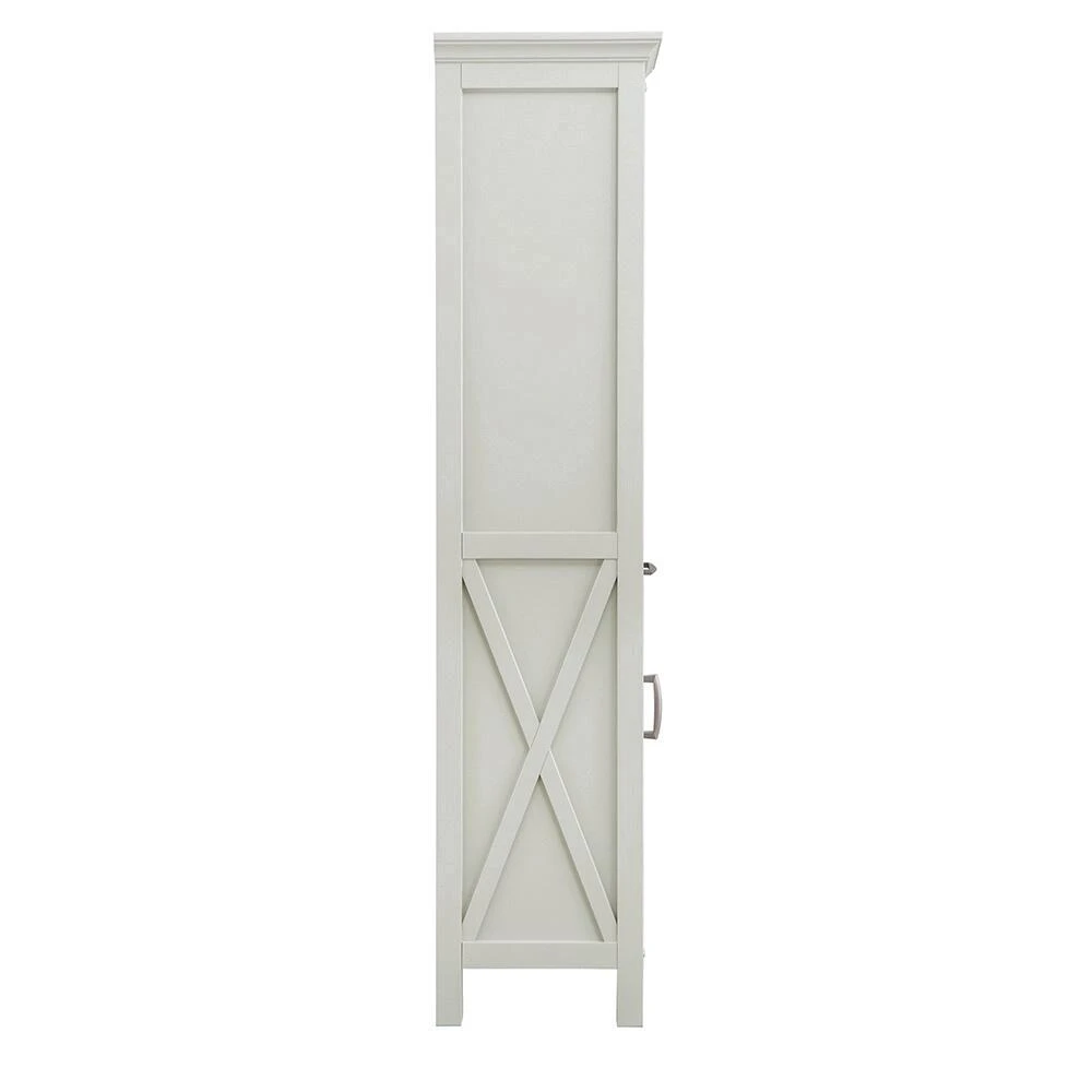Foremost® Rayna 20"W X 15"D X 68"H Gray Linen Cabinet 5 Foremost® Rayna 20"W X 15"D X 68"H Gray Linen Cabinet - Image 3