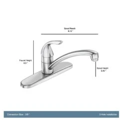 Adler Single-Handle Low Arc Standard Kitchen Faucet In Chrome -Master Locks Shop 6181ffc125dd4b2b8d5b422cc494e0d5 1800x1800