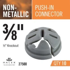 3/8 In. Non-Metallic Push-In Connector (10-Pack) 9 3/8 In. Non-Metallic Push-In Connector (10-Pack) -Master Locks Shop 63f80b37cf49d5130cdd4d7f7c52fe42 1800x1800