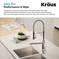 Artec Pro Single-Handle Pull-Down Sprayer Kitchen Faucet And Pot Filler In Brushed Gold 28 Artec Pro Single-Handle Pull-Down Sprayer Kitchen Faucet And Pot Filler In Brushed Gold -Master Locks Shop 640e1f5dbc87ac45edd6fad68220c0f3 1800x1800