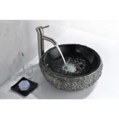 ANZZI Dragons Ash Vessel Sink In Mandy Black -Master Locks Shop 6530f757d3dac44a1533647a055554cc eda5e7c8 bae0 453d 9ad4 736506dfa9a5 1800x1800