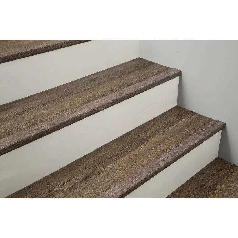 STAINMASTER 2-in X 94-in Burnished Oak Fawn Stairnose Prefinished Oak Stair Nosing 3 STAINMASTER 2-in X 94-in Burnished Oak Fawn Stairnose Prefinished Oak Stair Nosing