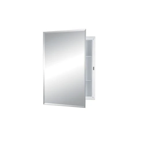 Jensen Horizon 16-in X 22-in Rectangle Recessed Mirrored Medicine Cabinet 4 Jensen Horizon 16-in X 22-in Rectangle Recessed Mirrored Medicine Cabinet - Image 2