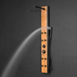 57 In. 8-Jet Multifunction Shower Panel System With Adjustable Rainfall Shower Head And Handheld Shower Head 16 57 In. 8-Jet Multifunction Shower Panel System With Adjustable Rainfall Shower Head And Handheld Shower Head -Master Locks Shop 65686490f1ce40c0c0fc7842560ed791 1800x1800