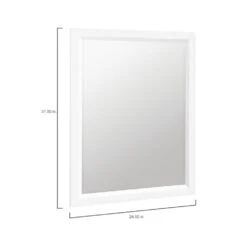 Shaila 24 In. X 31 In. Single Framed Vanity Mirror In White -Master Locks Shop 65a4cc92fdcf8155c04da863b1c8ecf6 1800x1800