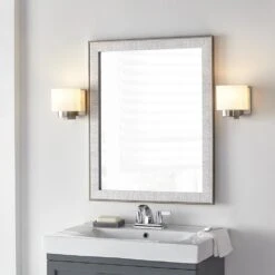 25 In. W X 31 In. H Framed Rectangular Anti-Fog Bathroom Vanity Mirror In Pewter -Master Locks Shop 669734c4c9cab9006ae6e63ee0e36a5f 1800x1800