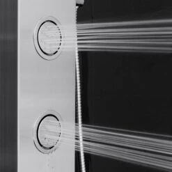 39 In. 2-Jet Easy Connect Shower Panel System In Stainless Steel With Rainfall Waterfall Shower Head And Shower Wand 23 39 In. 2-Jet Easy Connect Shower Panel System In Stainless Steel With Rainfall Waterfall Shower Head And Shower Wand -Master Locks Shop 67385cd7a5538264623fffea0806ba1b 1800x1800