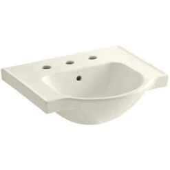 KOHLER Veer 21 In. Vitreous China Pedestal Sink Basin In White With Overflow Drain -Master Locks Shop 67a369a8864b91129365d96e6dbb324c 1800x1800