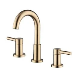 Jacuzzi Duncan Brushed Bronze 2-Handle Widespread WaterSense Bathroom Sink Faucet With Drain