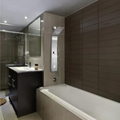 39 In. 2-Jet Easy Connect Shower Panel System In Stainless Steel With Rainfall Waterfall Shower Head And Shower Wand 29 39 In. 2-Jet Easy Connect Shower Panel System In Stainless Steel With Rainfall Waterfall Shower Head And Shower Wand -Master Locks Shop 69ad7dca4dba01c94e6d4f6d89fa84ee 1800x1800