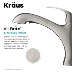 Spot Free Oren Single-Handle Pull-Out Sprayer Kitchen Faucet In All-Brite Stainless Steel -Master Locks Shop 6b0785108dd028235a9078aa9a98817e 1800x1800