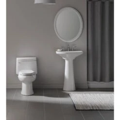 KOHLER Cimarron 8 In. Widespread Vitreous China Pedestal Combo Bathroom Sink In White With Overflow Drain -Master Locks Shop 6c0119614dbeb5f89f8ee2bf324a965d 1800x1800