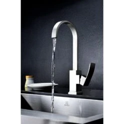 Opus Series Single-Handle Standard Kitchen Faucet In Brushed Nickel -Master Locks Shop 6ff49277629a4920ec2337e22f85a709 1800x1800