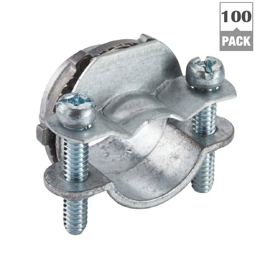 3/8 In. Non-Metallic Twin Screw Clamp Connectors (100-Pack) 10 3/8 In. Non-Metallic Twin Screw Clamp Connectors (100-Pack) - Image 8
