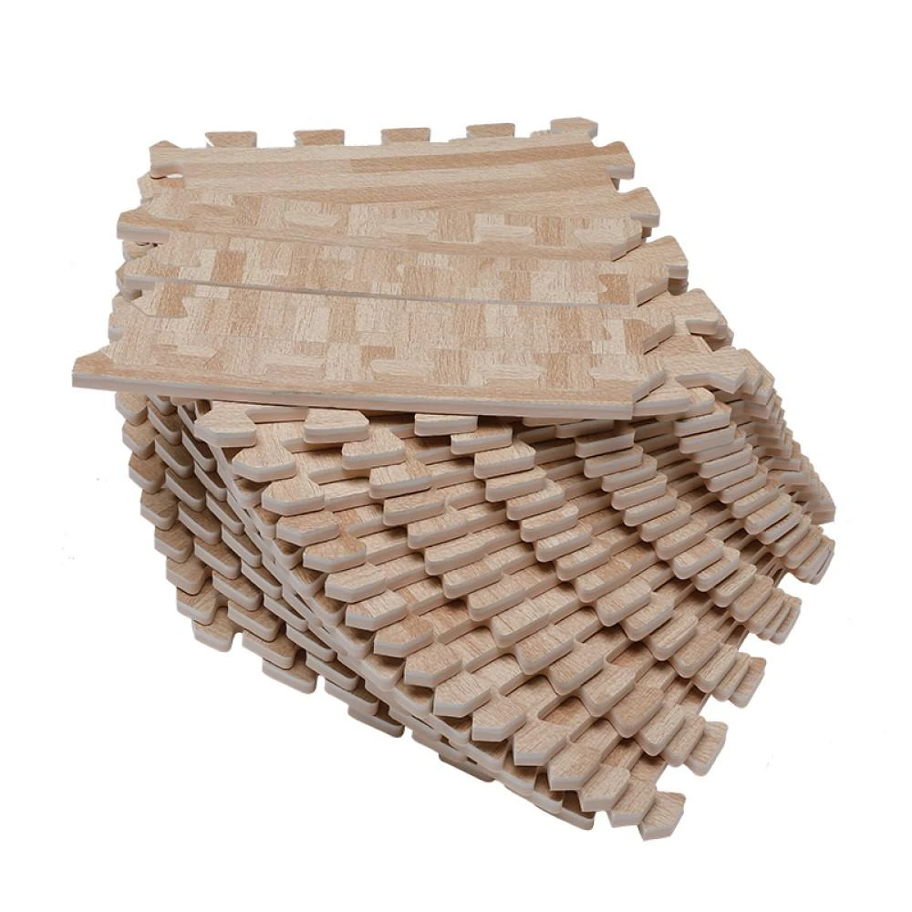 206996596 Soft EVA Foam Mat Flooring Tiles, Oak Wood Print, 16 PC, 12" X 12", 16 Sq. Ft. 9 206996596 Soft EVA Foam Mat Flooring Tiles, Oak Wood Print, 16 PC, 12" X 12", 16 Sq. Ft. - Image 7