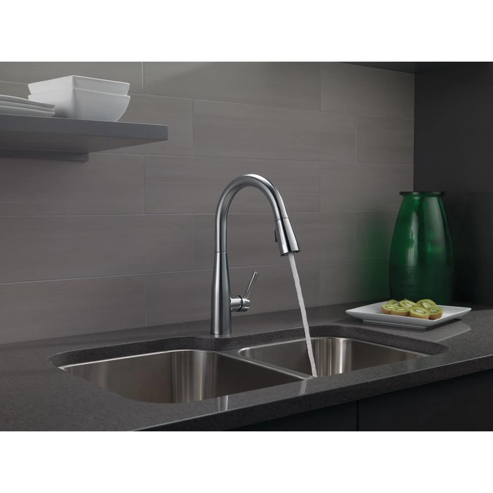 Essa Single-Handle Pull-Down Sprayer Kitchen Faucet With MagnaTite Docking In Arctic Stainless 4 Essa Single-Handle Pull-Down Sprayer Kitchen Faucet With MagnaTite Docking In Arctic Stainless - Image 2