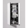 Robern PL Series 19.25-in X 39.38-in Rectangle Surface Mirrored Medicine Cabinet With Outlet -Master Locks Shop 723085059120 11117265 1800x1800