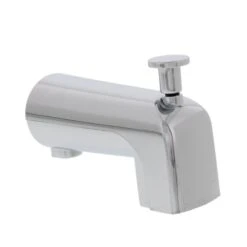 Road & Home Polished Chrome Bathtub Spout With Diverter