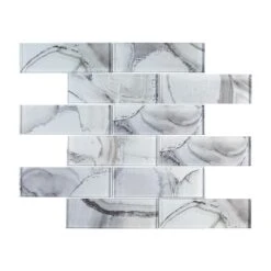 Jeffrey Court Geode Brick Gray 11.625 In. X 11.75 In. X 8 Mm Interlocking Glossy Glass Mosaic Tile -Master Locks Shop 73a2a9f6097603ebc0239d419af8377d 1800x1800