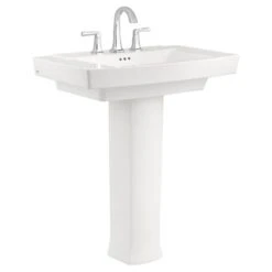 American Standard Townsend Pedestal Sink In White With 8 In. Faucet Holes -Master Locks Shop 76efb13664bb0652b934b4aba80c16bd 1800x1800