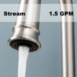 Glenshire Single-Handle Pull-Down Sprayer Kitchen Faucet With Reflex And Power Clean In Spot Resist Stainless -Master Locks Shop 77634cd523e56d779567e97380f7639d 1800x1800