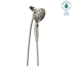 SureDock 7-Spray 5 In. Single Wall Mount Handheld H2Okinetic Shower Head In SpotShield Brushed Nickel 30 SureDock 7-Spray 5 In. Single Wall Mount Handheld H2Okinetic Shower Head In SpotShield Brushed Nickel -Master Locks Shop 776467c475f36fb19f0f764464497104 1800x1800