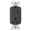 Legrand Radiant Black 15-Amp Decorator Tamper Resistant Residential Usb Outlet -Master Locks Shop 785007038910 1800x1800