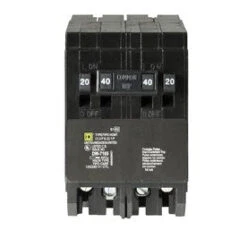Square D Homeline 40-Amp 4-Pole Quad Circuit Breaker