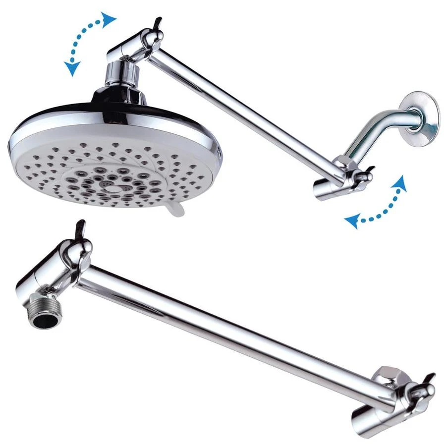 HotelSpa 0.5-in Chrome Shower Shower Arm Mount 3 HotelSpa 0.5-in Chrome Shower Shower Arm Mount