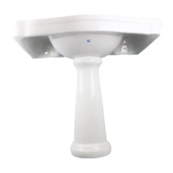 Darbyshire 33-1/2 In. Pedestal Combo Bathroom Sink In White With Overflow -Master Locks Shop 78c65122b8a227a7f69b1a7514aec975 1800x1800