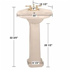 RENOVATORS SUPPLY MANUFACTURING Portsmouth 22 In. Corner Pedestal Bathroom Sink In Biscuit Vessel With Overflow 7 RENOVATORS SUPPLY MANUFACTURING Portsmouth 22 In. Corner Pedestal Bathroom Sink In Biscuit Vessel With Overflow -Master Locks Shop 7a23ad27d9224868cbea9ef4b807ac4d 1800x1800