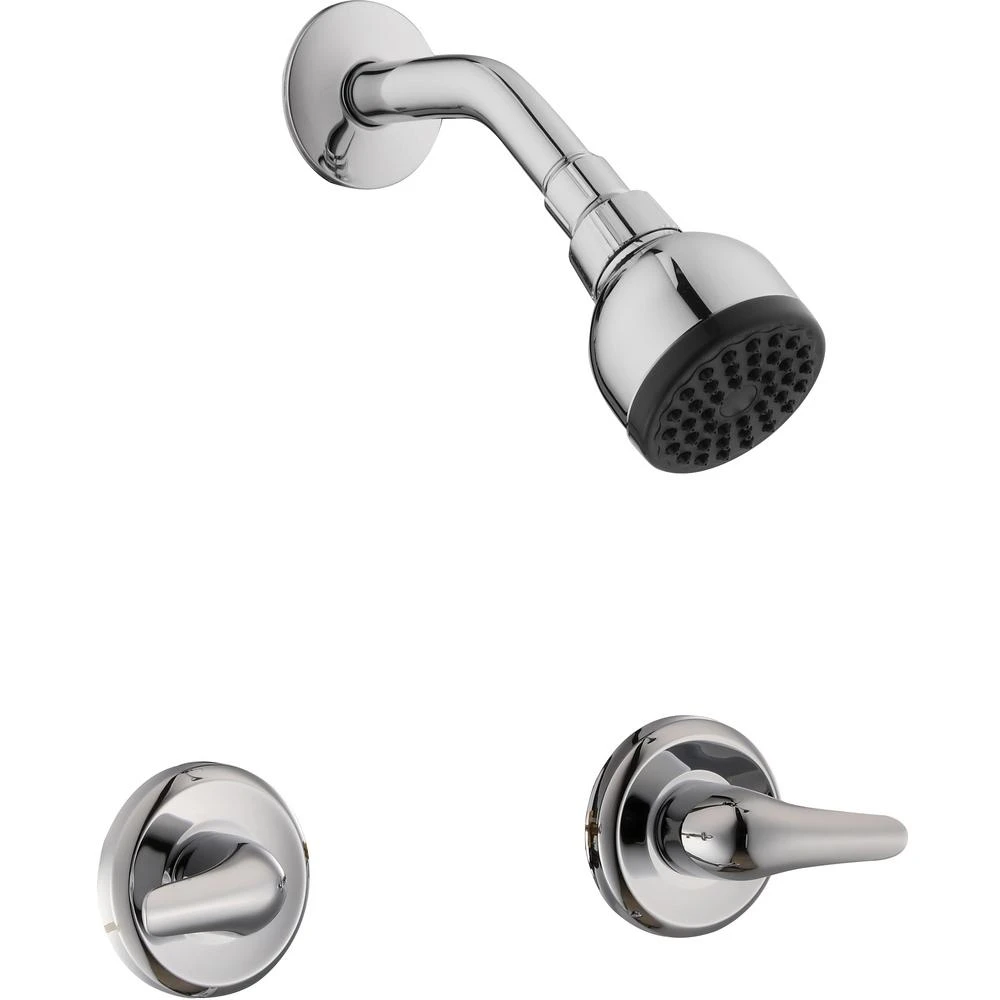 Aragon 2-Handle 1-Spray Shower Faucet In Chrome (Valve Included) 3 Aragon 2-Handle 1-Spray Shower Faucet In Chrome (Valve Included)