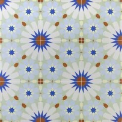 Uffizi Multicolored Encaustic 9x9 Glazed Porcelain Tile
