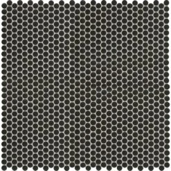 MSI Penny Round Nero 12.32 In. X 11.38 In. X 6mm Matte Porcelain Mesh-Mounted Mosaic Tile (14.4 Sq. Ft./case) -Master Locks Shop 7d99b784eac1bf4583d871af06653399 1800x1800