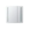 Royale Basic 30 In. W X 30 In. H Recessed Or Surface Mount Medicine Cabinet With Bi-View Door, LED Lighting With Dimmer