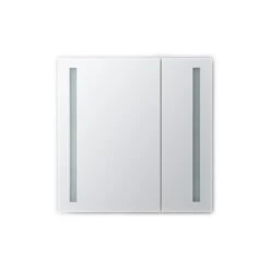 Royale Basic 30 In. W X 30 In. H Recessed Or Surface Mount Medicine Cabinet With Bi-View Door, LED Lighting With Dimmer