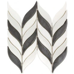 Divine Sprig Gunmetal 11.75 In. X 10.5 In. Marble And Ceramic Mosaic Tile (0.86 Sq. Ft.) -Master Locks Shop 7e7dd422 a9dc 42ba 83bd 6f3bb9013482.d8c564d9e2085e71bb145e4374544f91 1800x1800