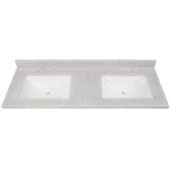 61 In. W X 22 In. D Stone Effect Double Sink Vanity Top In Lunar With White Sinks -Master Locks Shop 7eab1fdb15150d8d9a4e812b3dbc8fa6 1800x1800