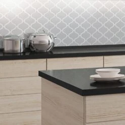 MSI Retro Gray Arabesque 13.19 In. X 11.22 In. X 6mm Glossy Porcelain Mesh-Mounted Mosaic Tile (10.95 Sq. Ft. / Case) -Master Locks Shop 8015385c0030a0e60afcdccf444bb9bb 1800x1800