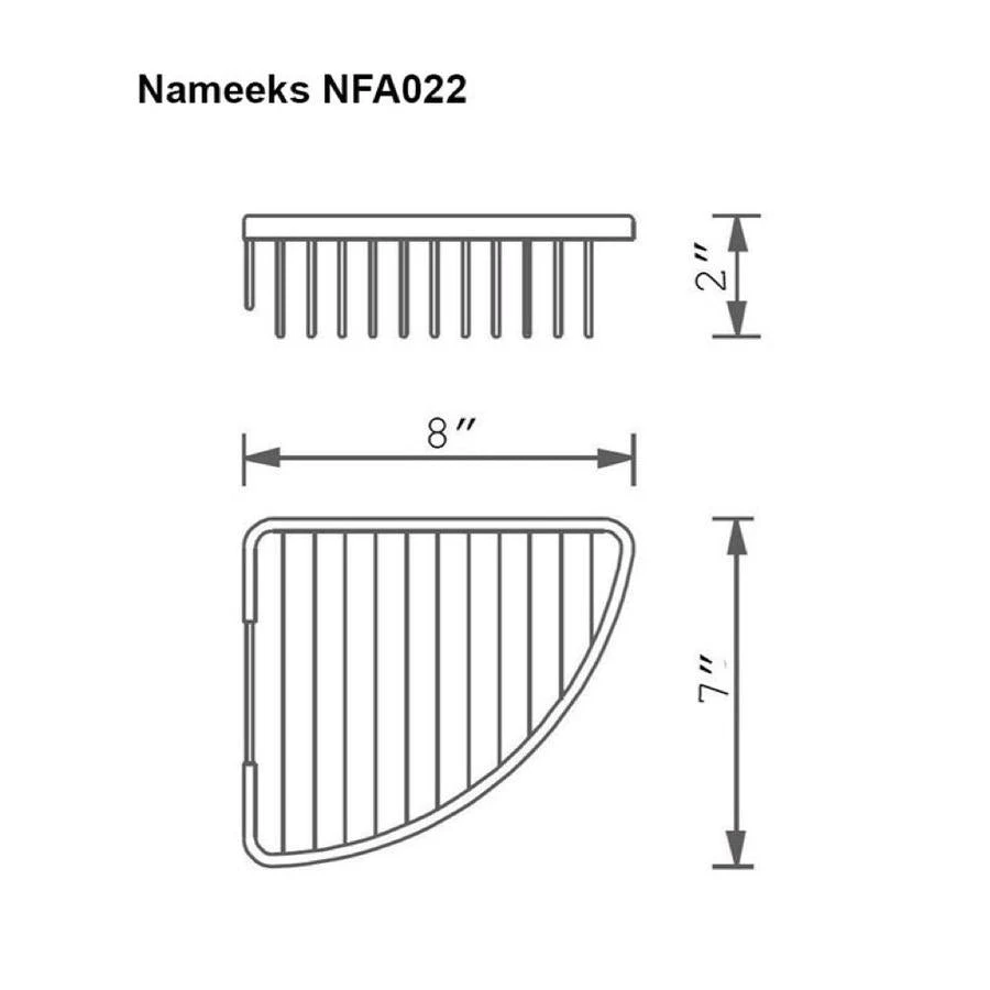 Nameeks Chrome Solid Brass Bathtub Caddy 4 Nameeks Chrome Solid Brass Bathtub Caddy - Image 2