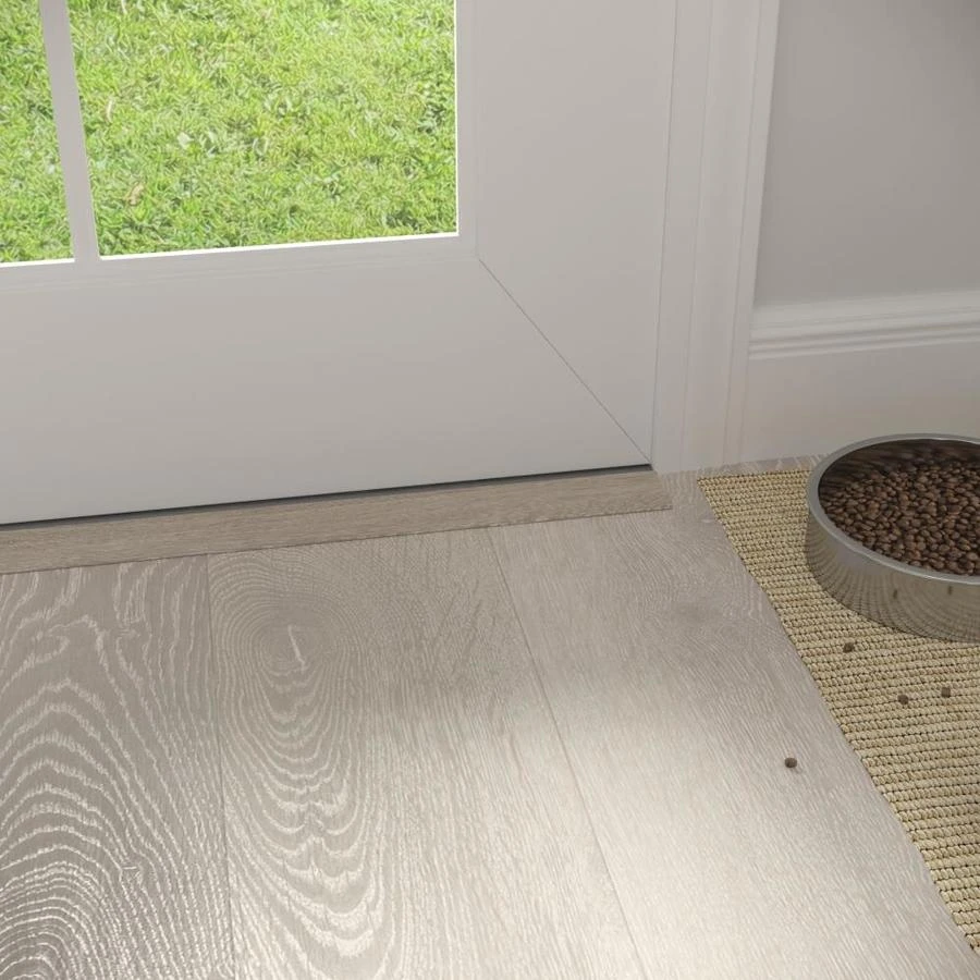 CALI 1.39-in X 72.83-in Whitewater Oak Vinyl Floor Threshold 3 CALI 1.39-in X 72.83-in Whitewater Oak Vinyl Floor Threshold