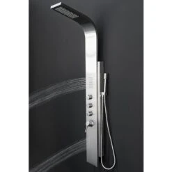 AKDY 58-in Stainless Steel 2-Spray Shower Panel System (Valve Included) -Master Locks Shop 810764023746 10486348 1800x1800