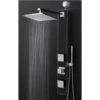 AKDY 35-in Black 2-Spray Shower Panel System -Master Locks Shop 810764025368 10485918 1800x1800