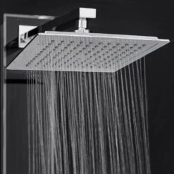 AKDY 35-in Black 2-Spray Shower Panel System -Master Locks Shop 810764025368 10485920 1800x1800