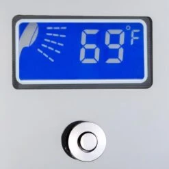 AKDY 52-in Mirror Tempered Glass 8-Spray Shower Panel System (Valve Included) -Master Locks Shop 810764028628 10507051 1800x1800