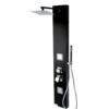 ALFI Brand Black 2-Spray Shower Panel System