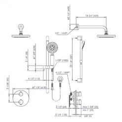 ALFI Brand Brushed Nickel Shower Bar System -Master Locks Shop 811413028914 12014940 1800x1800
