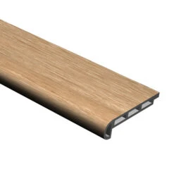 Cali Bamboo Vinyl Pro Stair Nosing 2.07-in X 72.83-in Aged Hickory Prefinished Stair Nosing